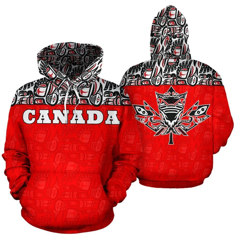 Street Fashion Canada - Kanada bayrağı her zaman bana 3d