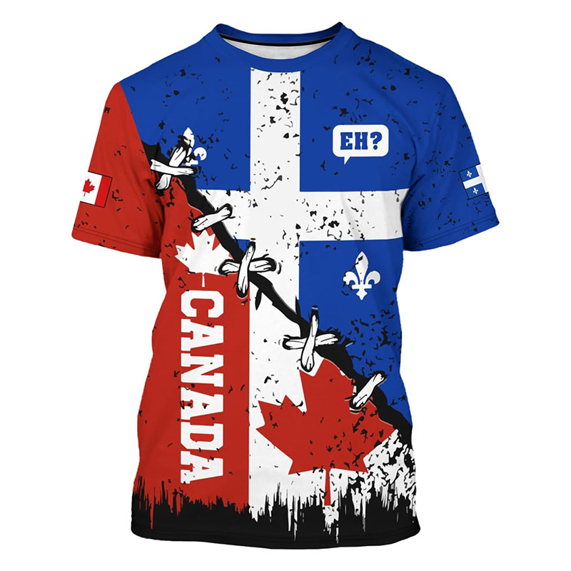 2025 Moda Yeni Kanada T-shirt  - Street Fashion Canada incelemesi ve fiyatı