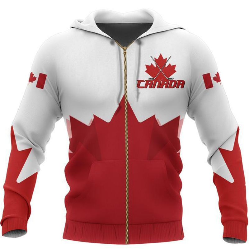 Kanada Bayrağı 3d Baskılı ferm - Street Fashion Canada incelemesi ve fiyatı