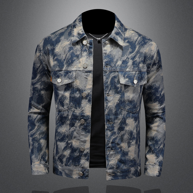 2023 Bahar Vintage Denim Ceket - Street Fashion Men 2025 incelemesi ve fiyatı